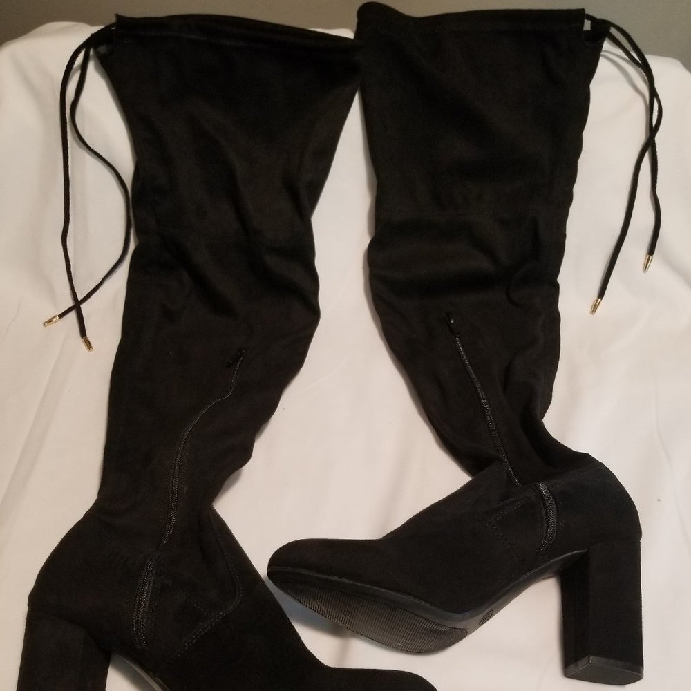 Thigh High Heels - Black